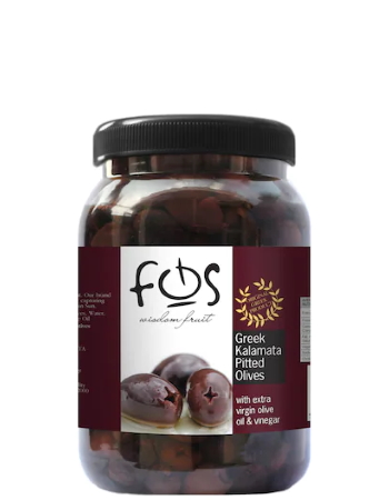 Măsline Kalamata Jumbo fără sâmburi in saramură, 1 kg, FOS